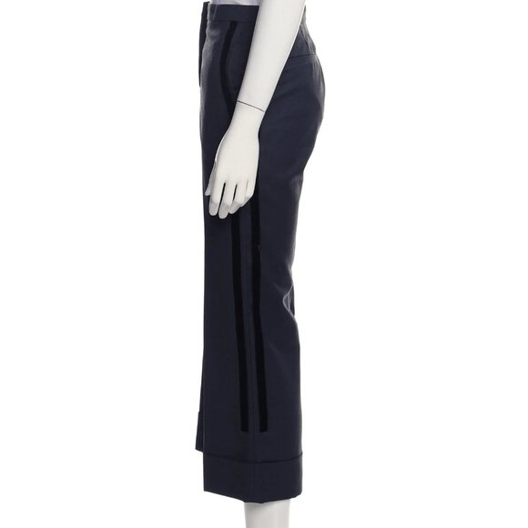 Nº 21 Wool Wide Leg Pants in Dark Grey Color - Picture 2 of 9